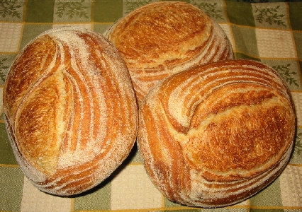 three loaves together