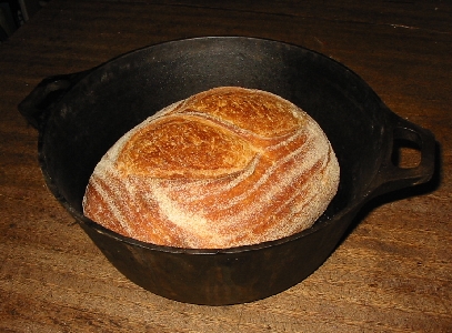 bread in the pot