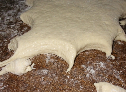 wet dough