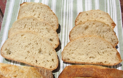 closeup crumb