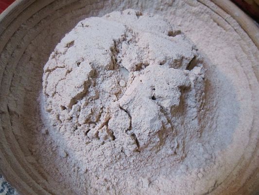 After the dough is proofed.